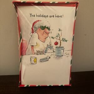 Vintage American Greetings "Just My Style" 18 Funny Christmas Cards Holiday USA